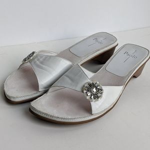 Paolo White Sandal